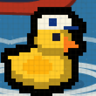 The yellow rubber duck in a sailor's cap